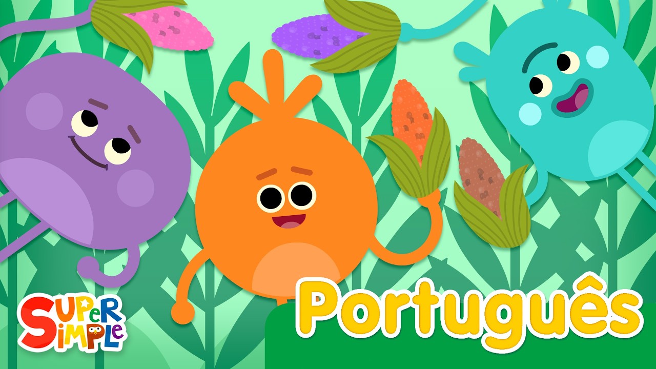 Rosa Roxo Laranja Marrom | Canções Infantis | Super Simple Português