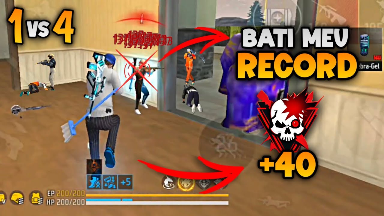 LIMPEI O MAPA E BATI O MEU RECORD DE KILLS NO SOLO VS SQUAD!! RANQUEADA SOLO VS SQUAD FREE FIRE!! 