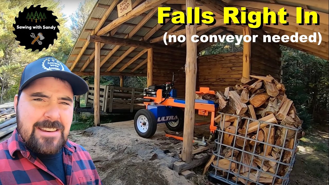 Handling Firewood As Little As Possible (load IBC cages faster)