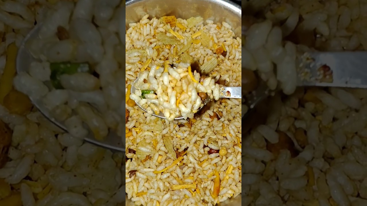 # spicy JhalMuri Recipe At  Home #food #video #recipe #jhalmuri #viral #reels