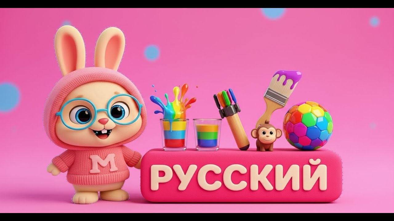 Изучаем цвета на русском языке | Обучающее видео для детей