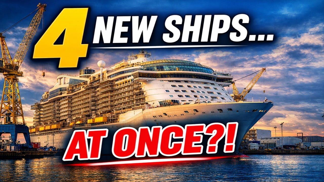 4 NEW SHIPS… AT ONCE?! Royal Caribbean Goes ALL IN!