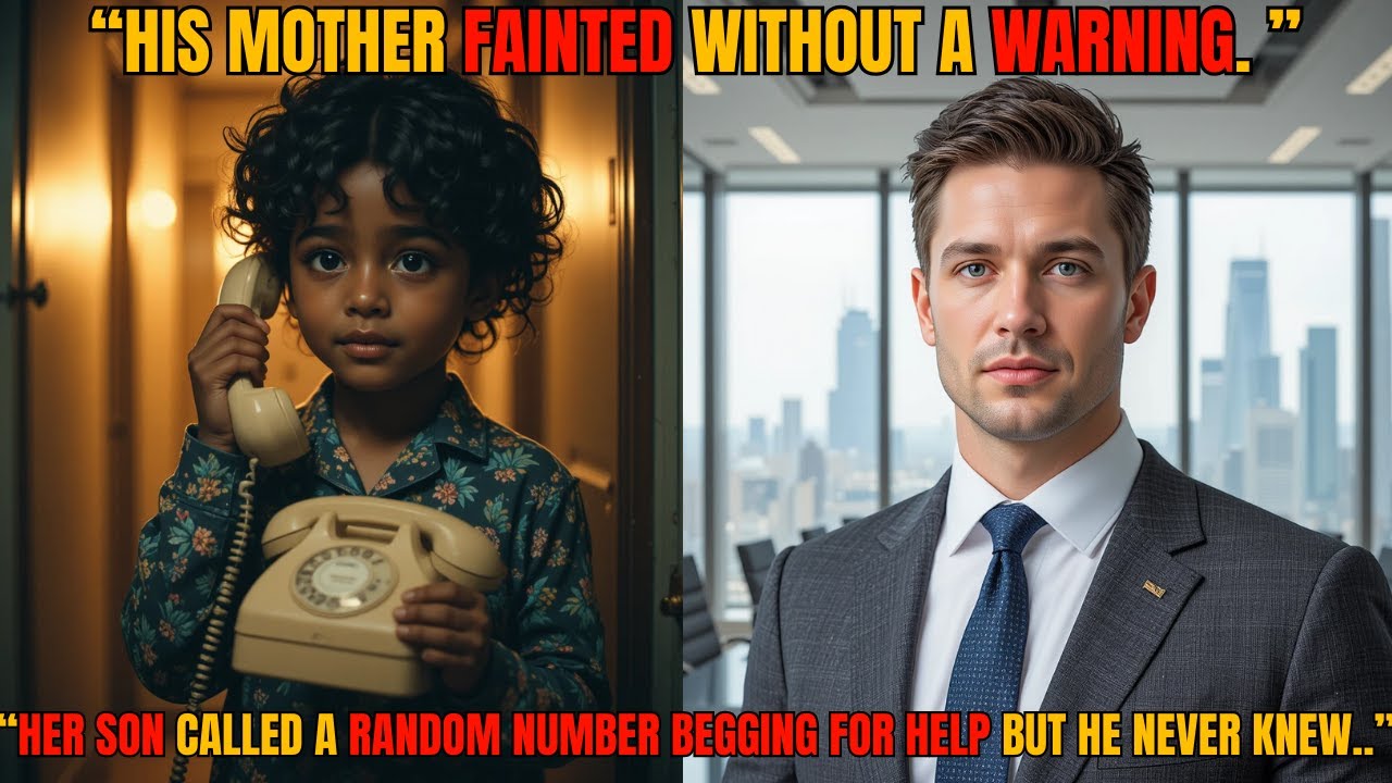 SHE FAINTED WITHOUT WARNING  HER SON CALLED A RANDOM NUMBER BEGGING FOR HELP BUT HE NEVER KNEW...