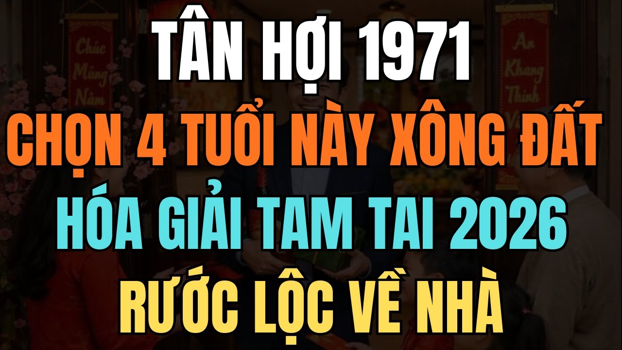Tân Hợi 1971: Tuyệt Đối Tránh Tuổi Nào Xông Đất Để Không Rước Họa?