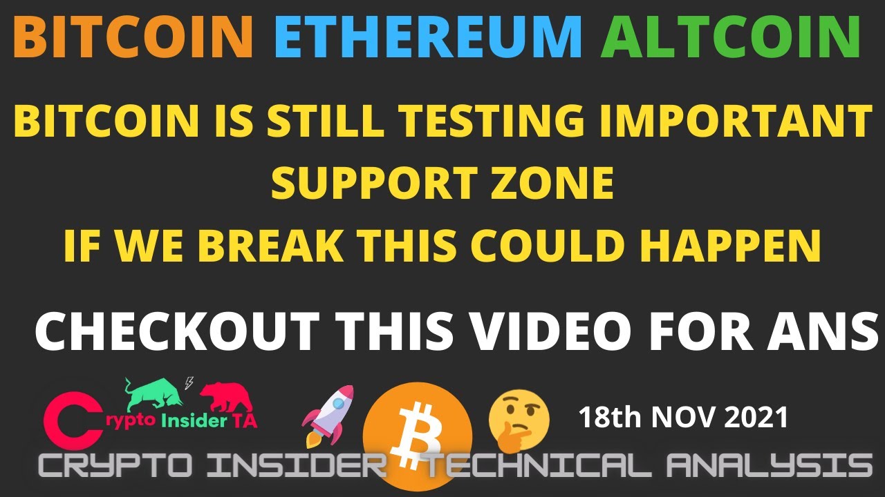 Bitcoin still testing important Zone- CryptoInsiderTA Hindi