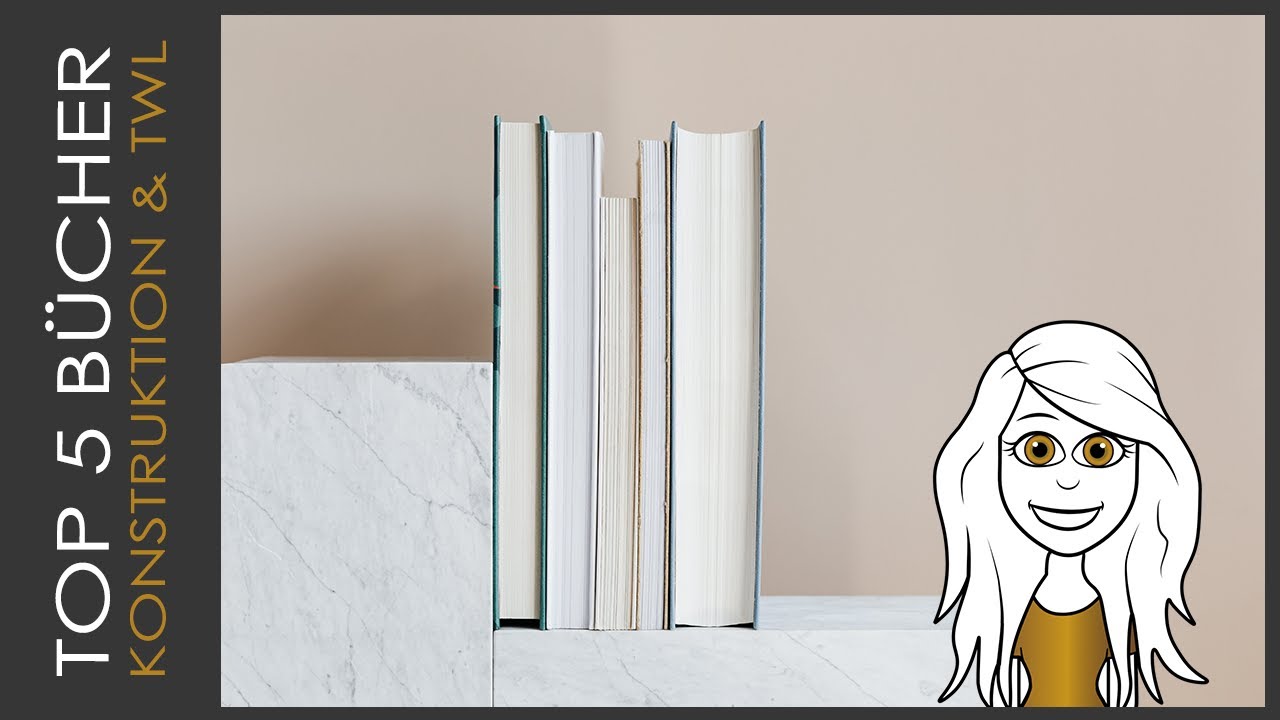 TOP 5 B&uuml;cher f&uuml;r Baukonstruktion | Details als PDF & DWG | Tragwerkslehre [Architekturstudium]