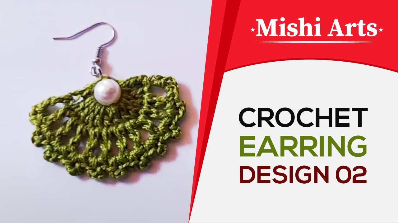 Crochet earring Design 02