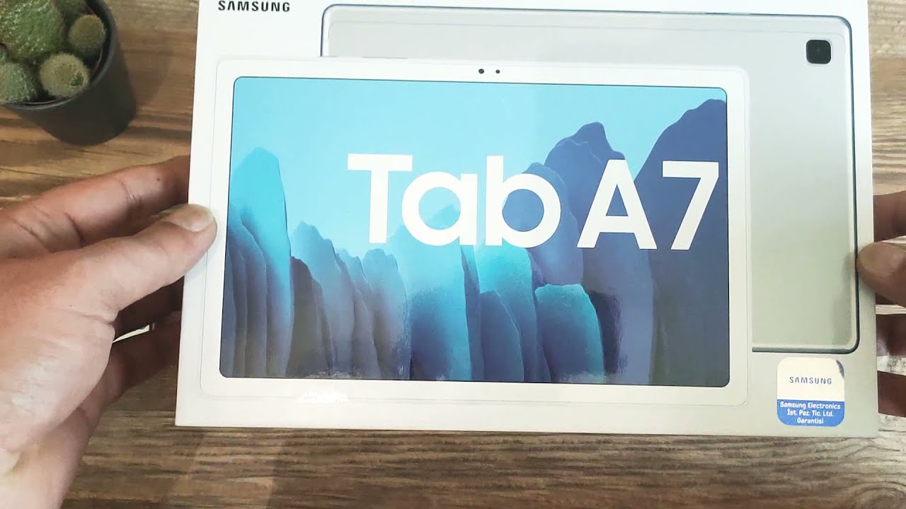 Samsung Tab A7 Unbox