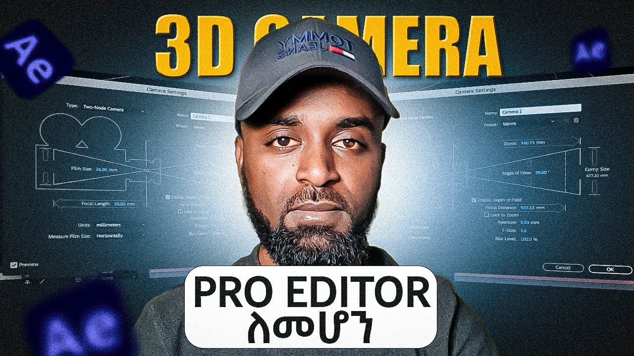 MASTER 3D Camera in After effect to be Professional Editor