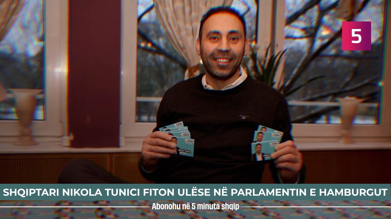 Lajm i fundit: Shqiptari Nikola Tunici fiton ul&euml;se n&euml; Parlamentin e Hamburgut