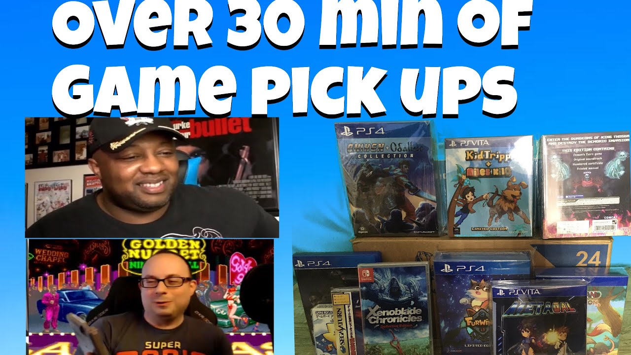 Over 30 min of game pick ups