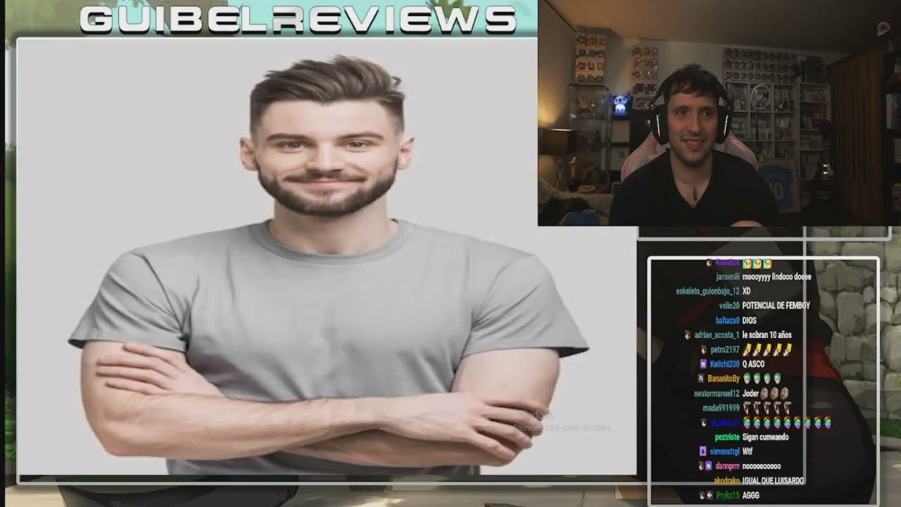 GUIBEL REACCIONA AL TIKTOKER CRINGE QUE SE CREE LINDO