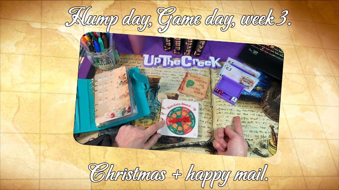 Hump day, Game day, week 3  Christmas + happy mail
