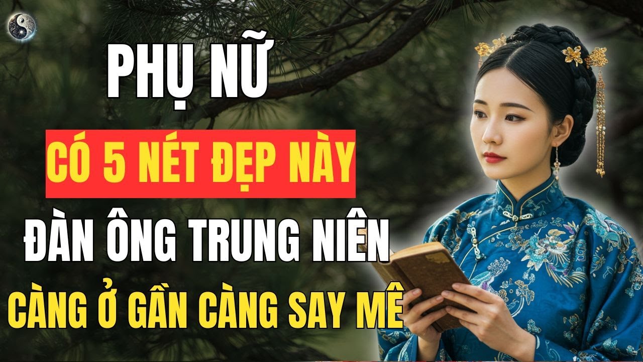 Phụ Nữ Có 5 Nét Đẹp Này, Đàn Ông Trung Niên Càng Ở Gần Càng Say Mê | Thuật Cổ Nhân Tâm