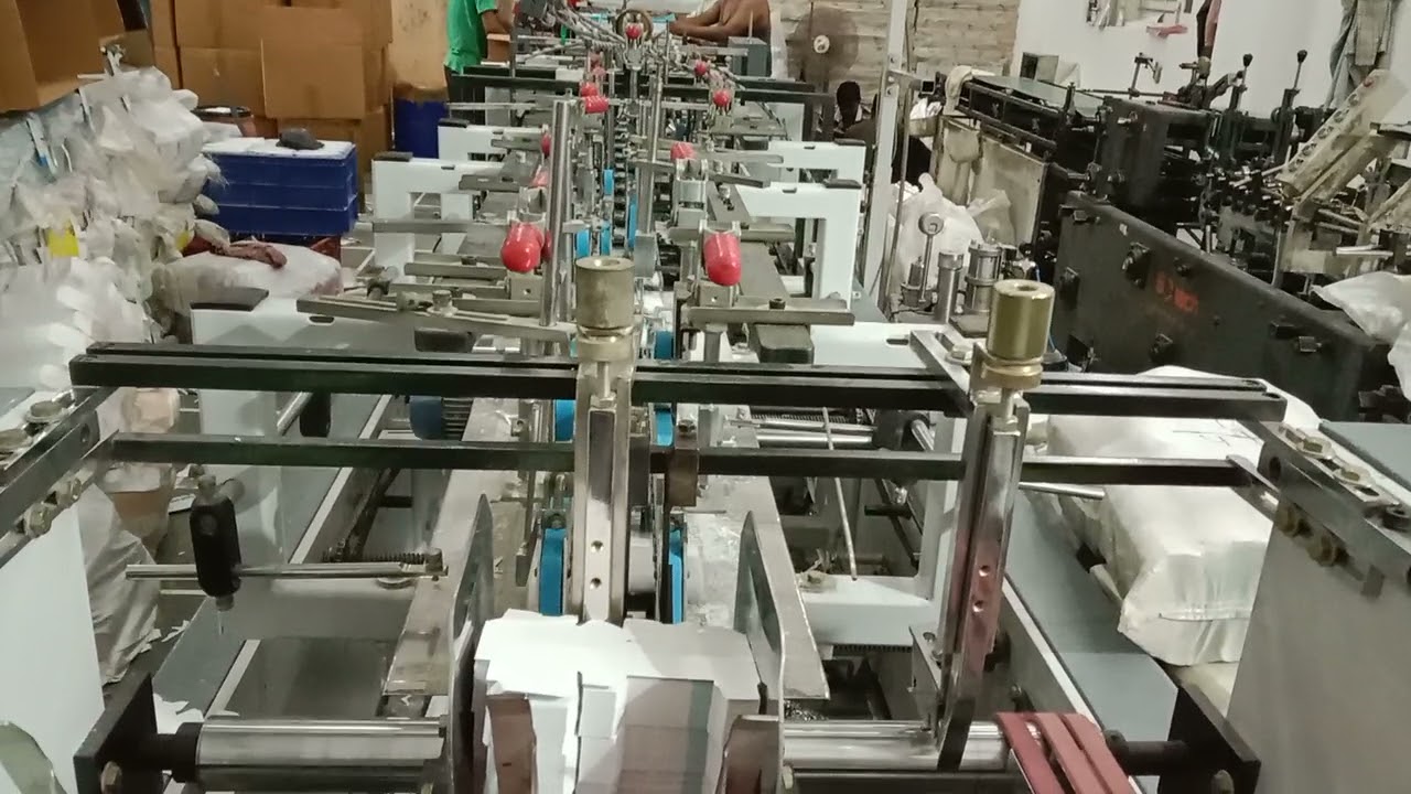 Boxtech high speed look bottom pasting Machine Bangalore  7087949157