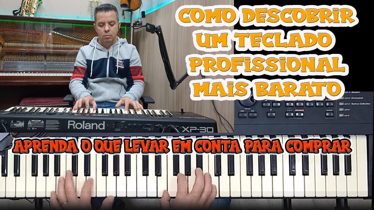 Teclado Profissional XP30 Barato e com Timbre de Peso