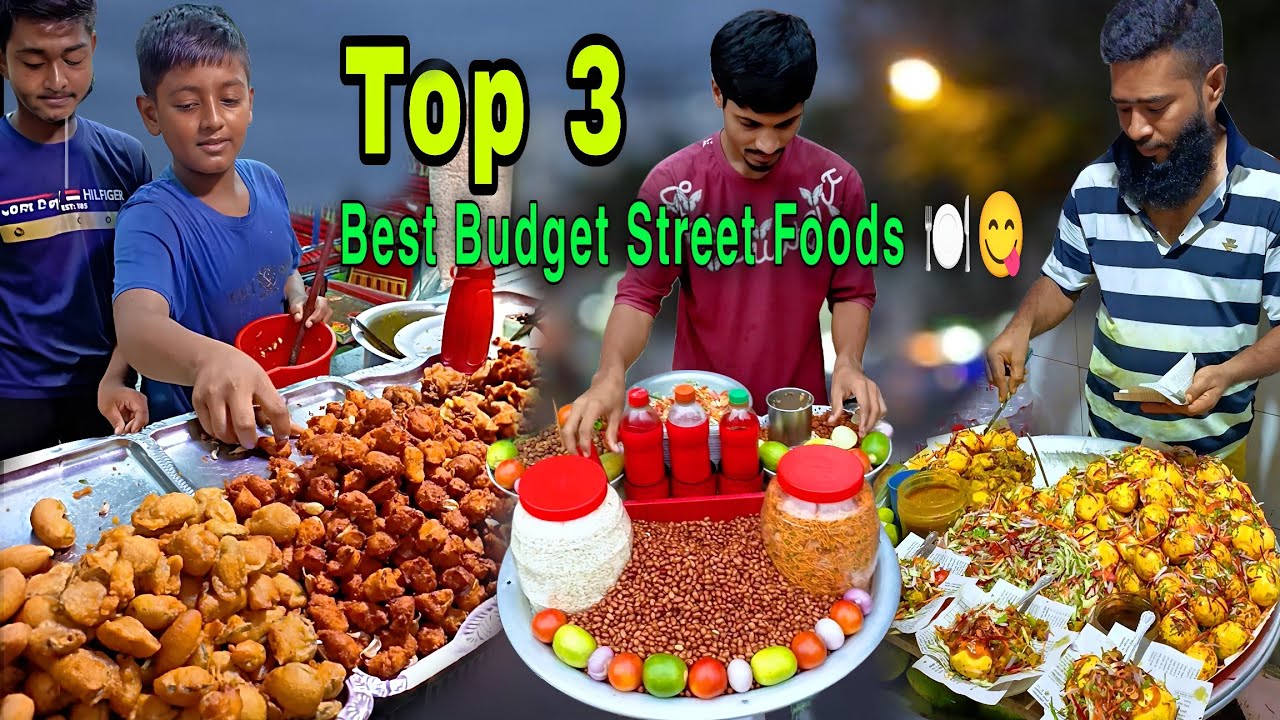 Top 3 Best Budget Street Foods 🍽️🔥 | Asian Food Focus 