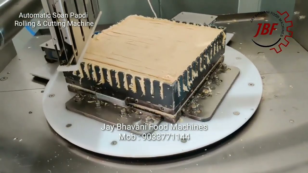 Soan papdi rolling and cutting machine