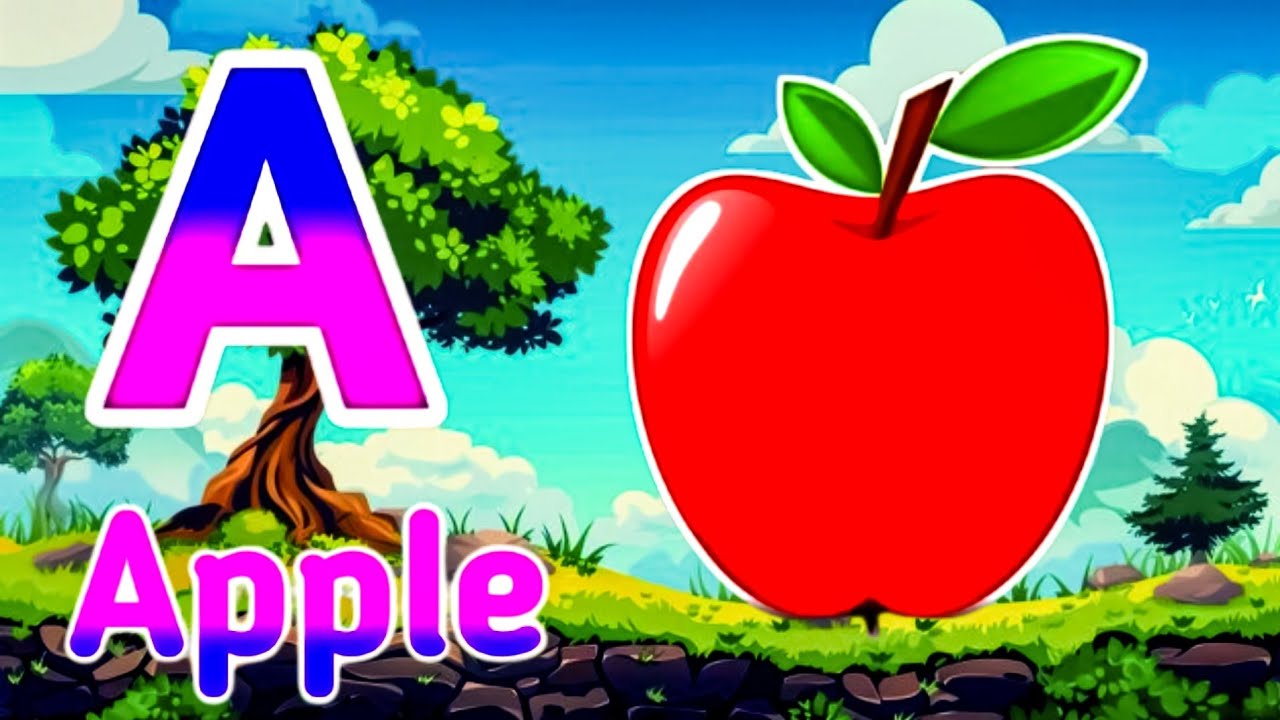 Phonics Song 2 with TWO Words in 3D - A For Airplane - ABC Alphabet Songs & Sounds  016