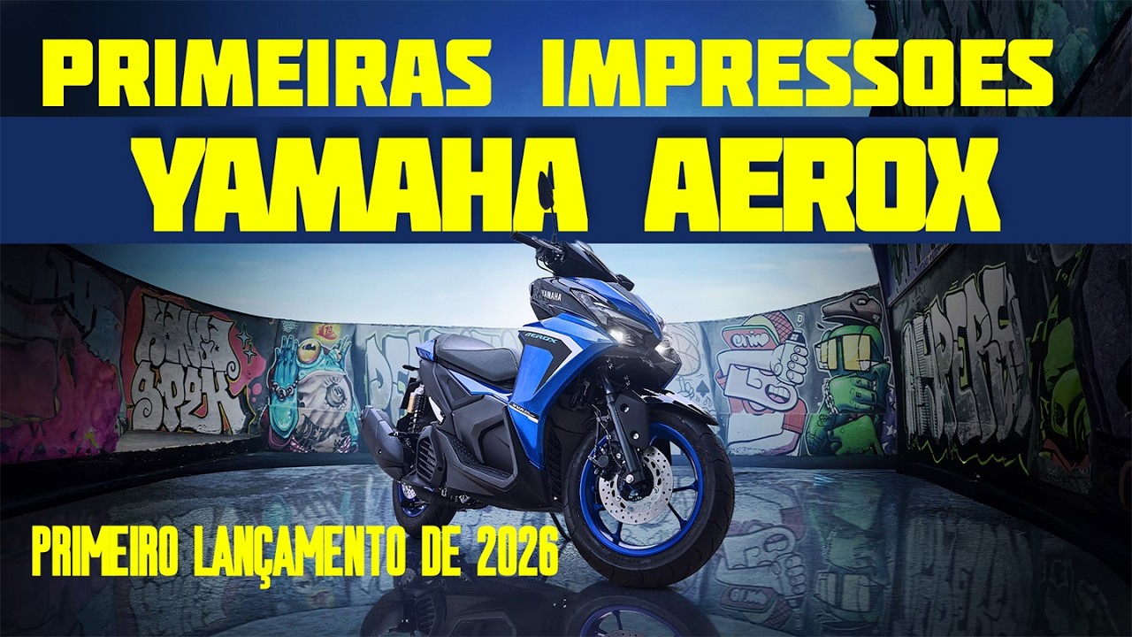 Testamos a YAMAHA AEROX