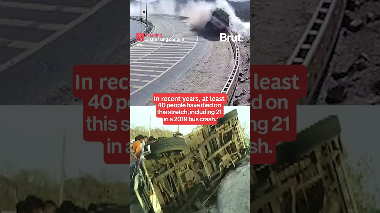 Truck loses control in Gujarat's Trishuliya Ghat road stretch