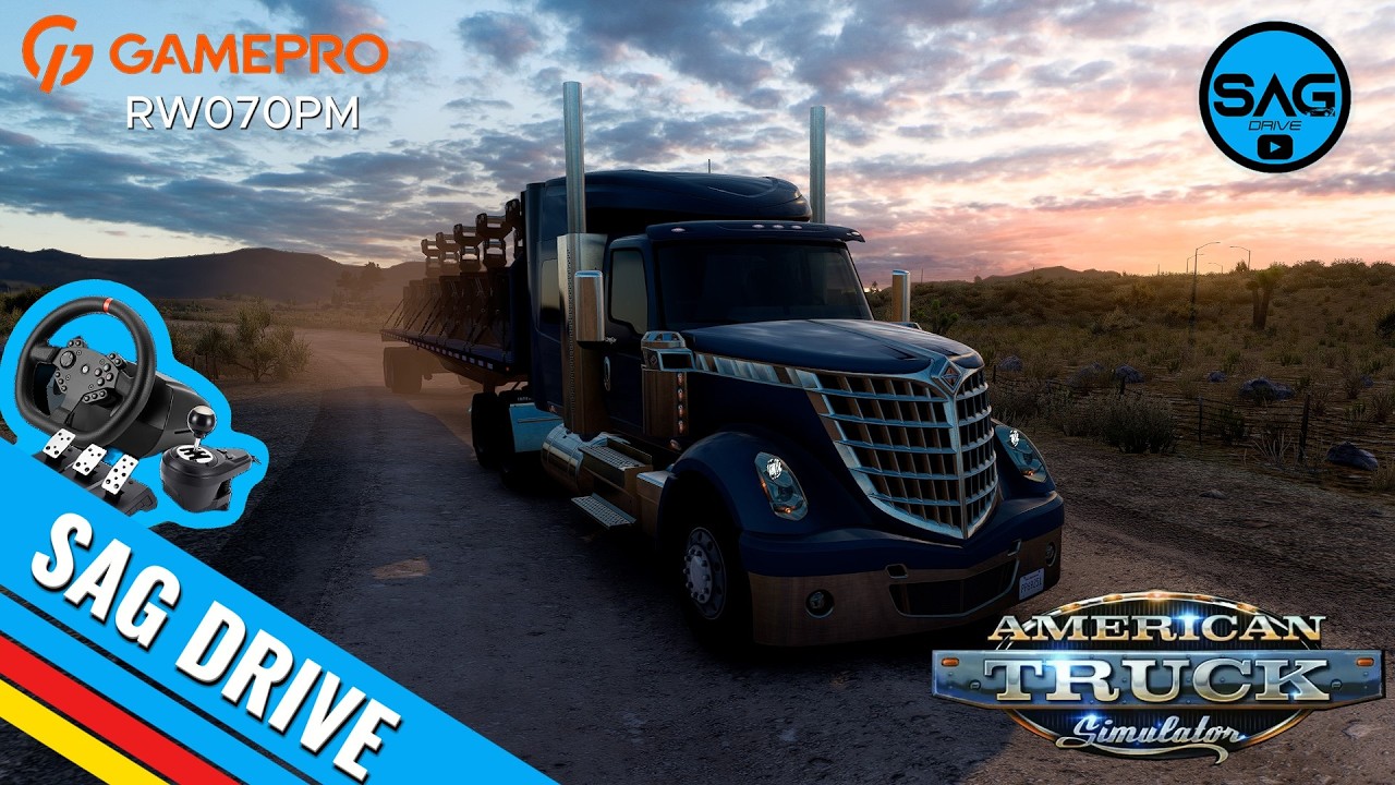 ATS: Нові ШТАТИ International LT! Тестуємо графіку | SAG DRIVE