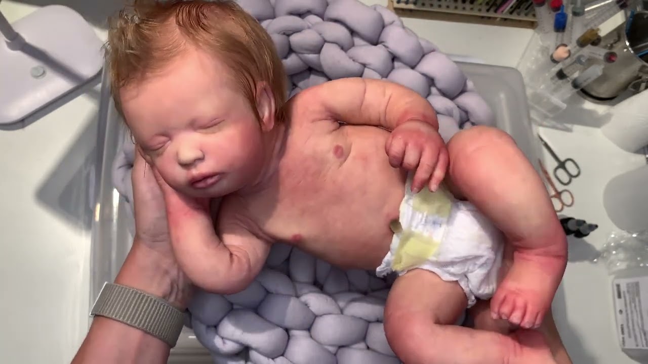Painting a silicone baby - Part 1
