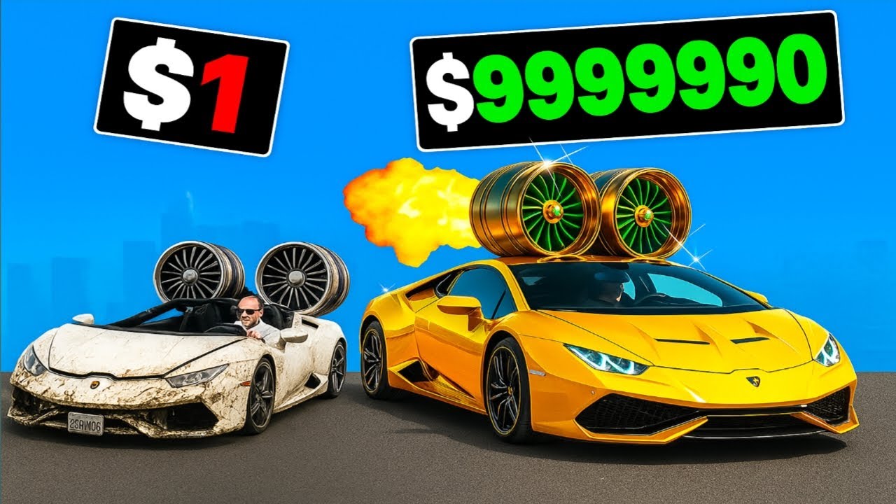 Upgrading a $1 Rocket Car Into a $999,999 Beast! (You Won&rsquo;t Believe This)