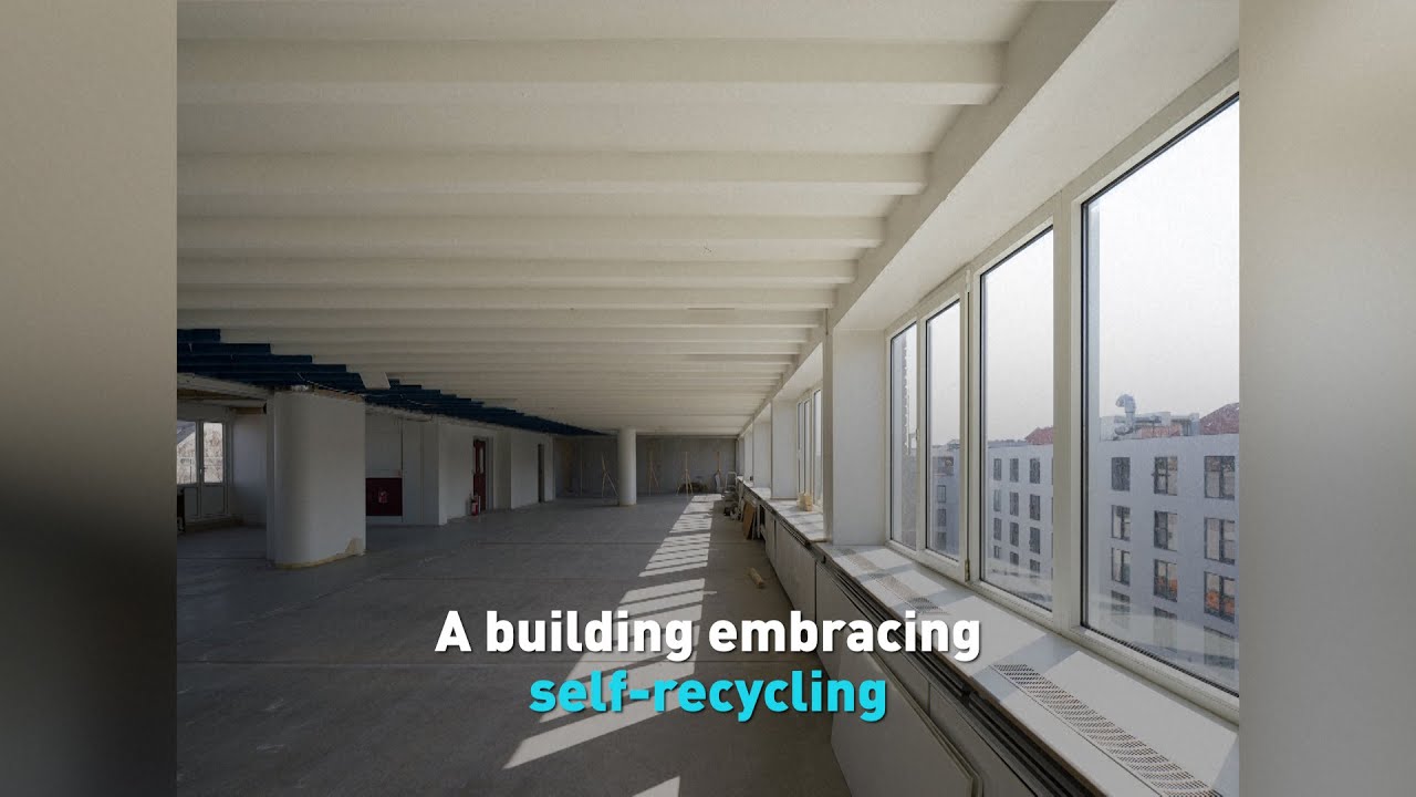 A building embracing self recycling