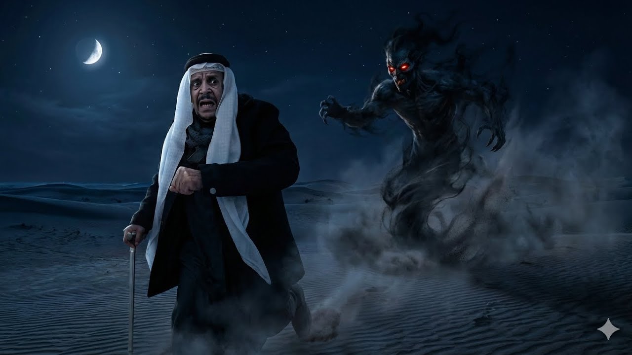 مقلب الجني بلصحرا 😟😳|الخال ابو طلال وفهد العرادي