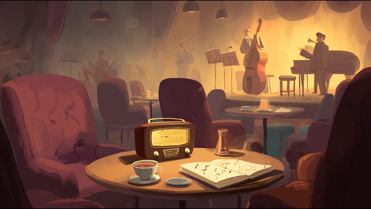 Cozy 1930s Jazz Lounge ☕️ Smooth Night Jazz for Sleep, Study & Deep Relaxation