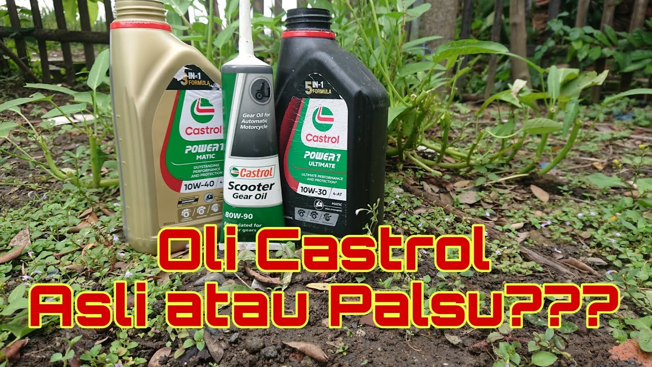 Cara Cek Oli Castrol Asli atau Palsu? || Castrol Power1 Matic