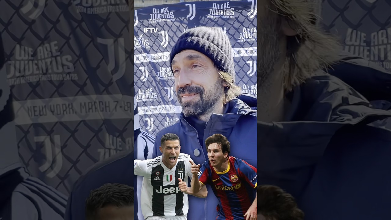 Andrea Pirlo on Messi vs CR7 😅