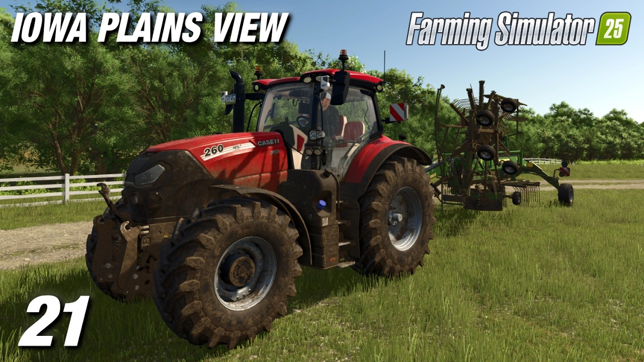 Making Hay For The Cows! | Iowa Plains View | Farming Simulator 25 - Ep21