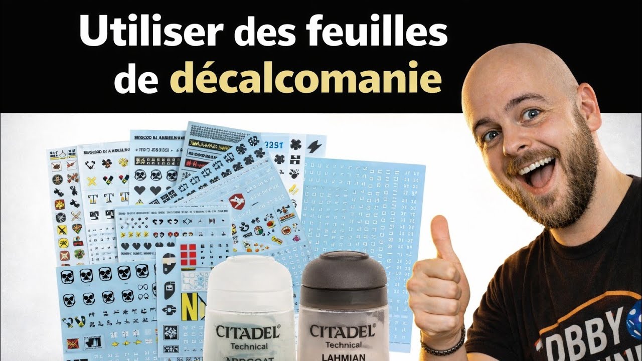 Trucs et Astuces Modélisme Ep 3# Utiliser des feuilles de décalcomanie