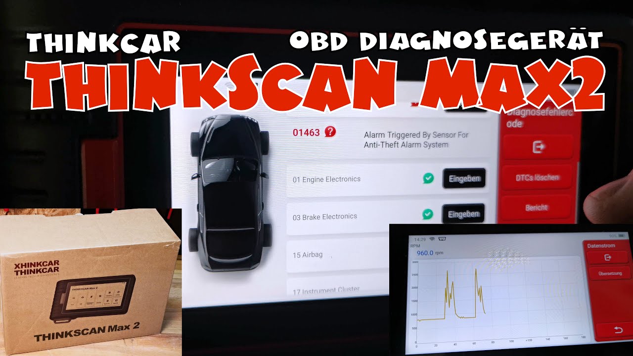 Thinkcar ThinkScan Max 2 OBD2 Diagnosegerät Elite Version 2022