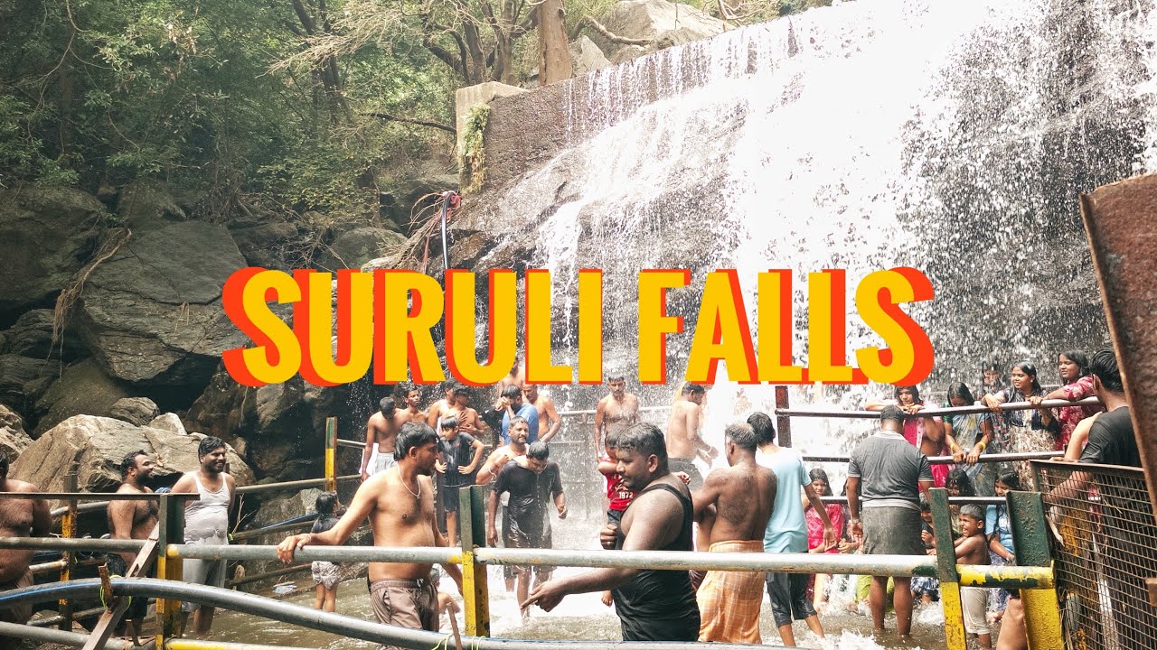 சுருளி அருவி ✨ Suruli Falls  Family Trip 2025 | Theni | Grape Farm 