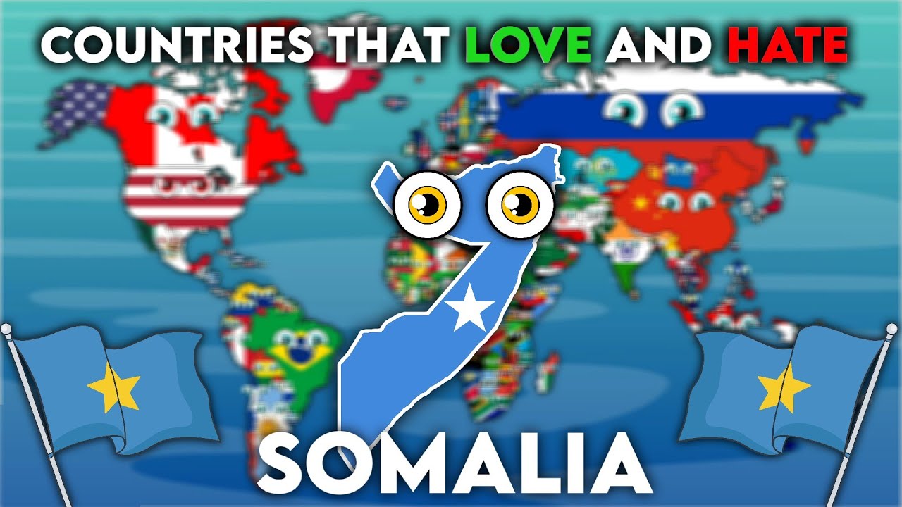 All Countries that love and hate Somalia 🇸🇴