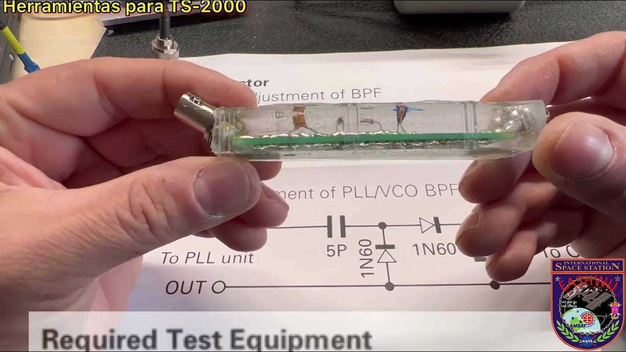EA3HWU V&iacute;deo 3 MANUAL SERVICIO TS-2000 auto construirnos las herramientas de ajuste.