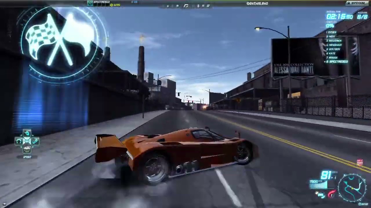 NFS Freeroam Sparkserver: Mazda 787B