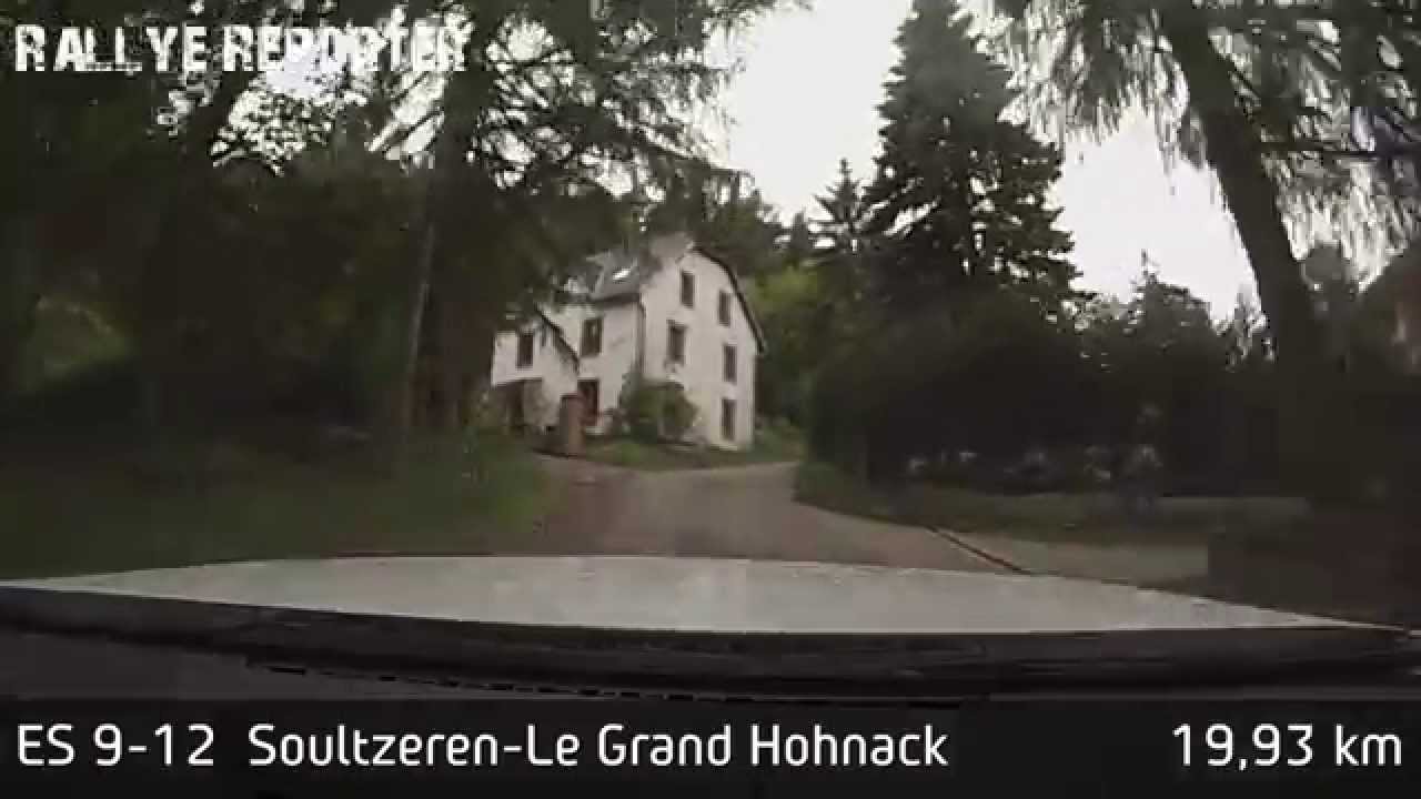 ES 9-12 Soultzeren - Le Grand Hohnack | Guide spectateur | Rallye de France Alsace 2014