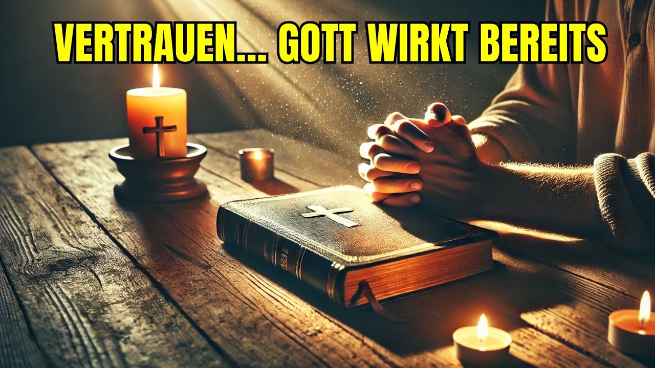 GOTT SAGT: DU KÄMPFST NICHT MEHR ALLEIN, VERTRAUE MIR HEUTE