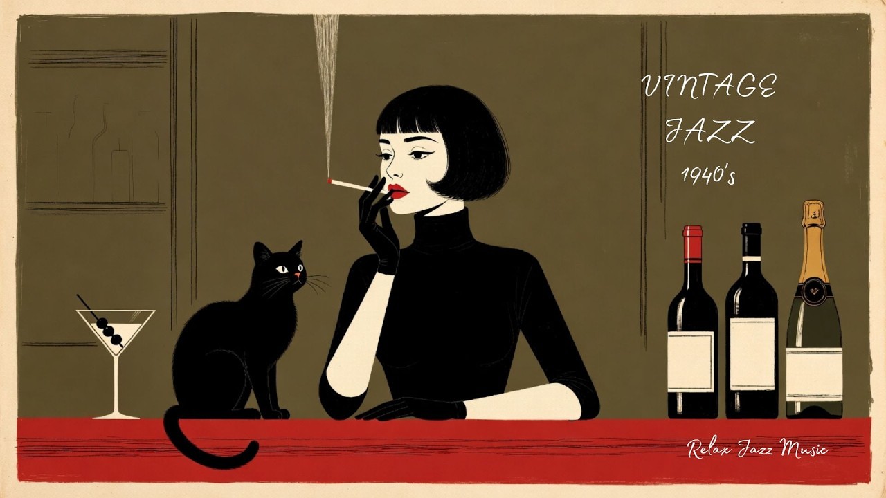 1940's Vintage Jazz – Classic Swing & Old Time Jazz for Relaxing, Studying & Cozy Cafe Ambience