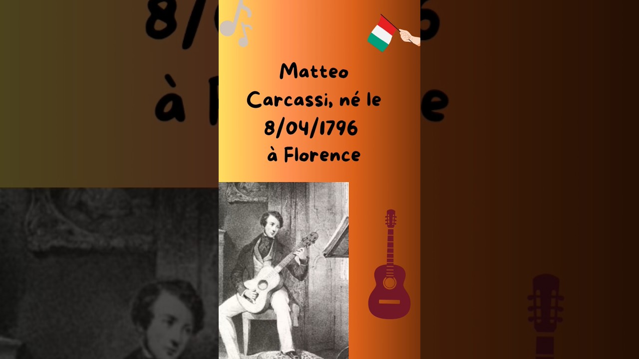 Matteo Carcassi (1796-1853)🇮🇹 #classicalguitar #coursdeguitare #musiclessons #guitarlovers