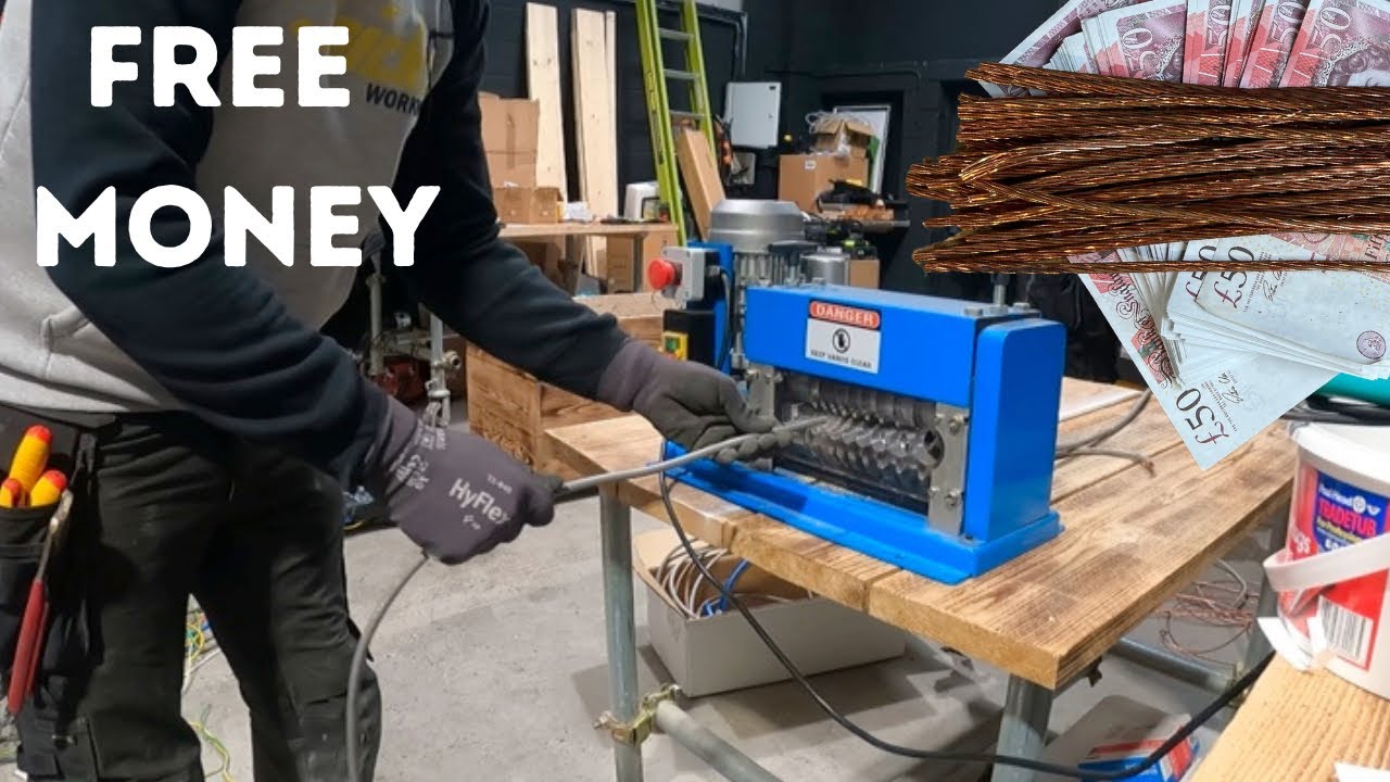 How to get more Money from cables - stripping machine