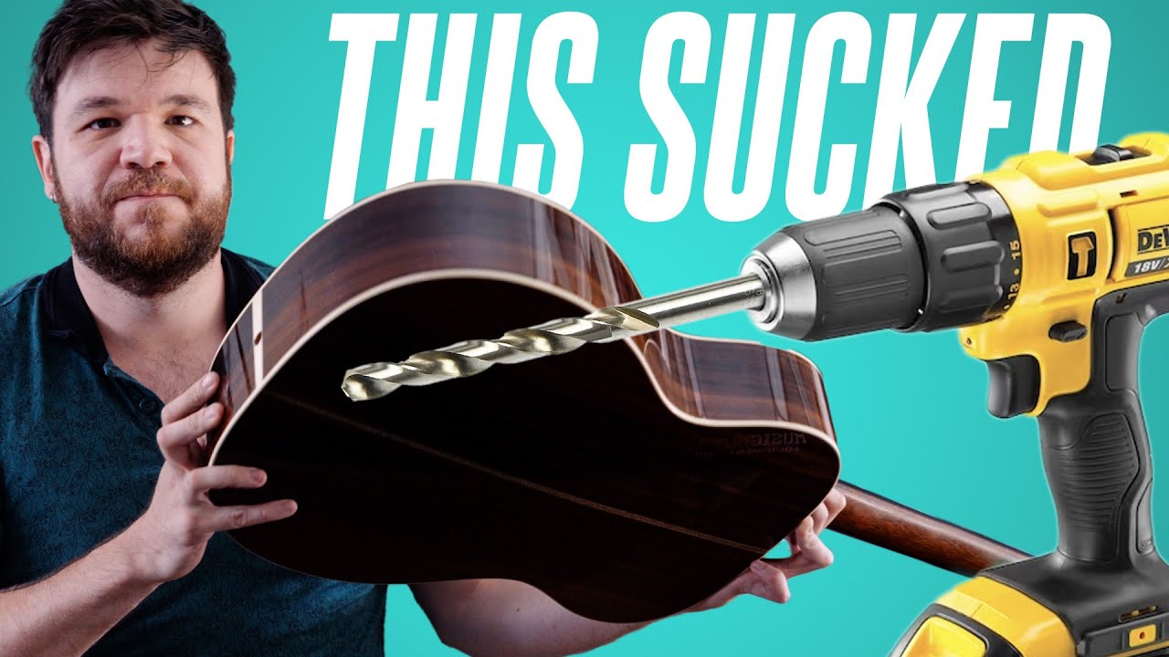 The HORROR Of Installing An Acoustic Guitar Pickup. With The Fishman Rare Earth Blend.