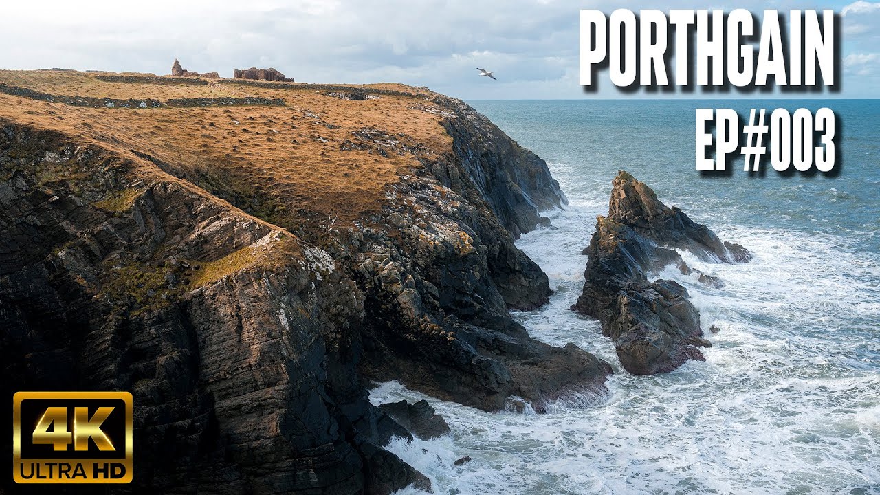POV Photography in 4K - Porthgain - Pembrokeshire coastal path, Wales