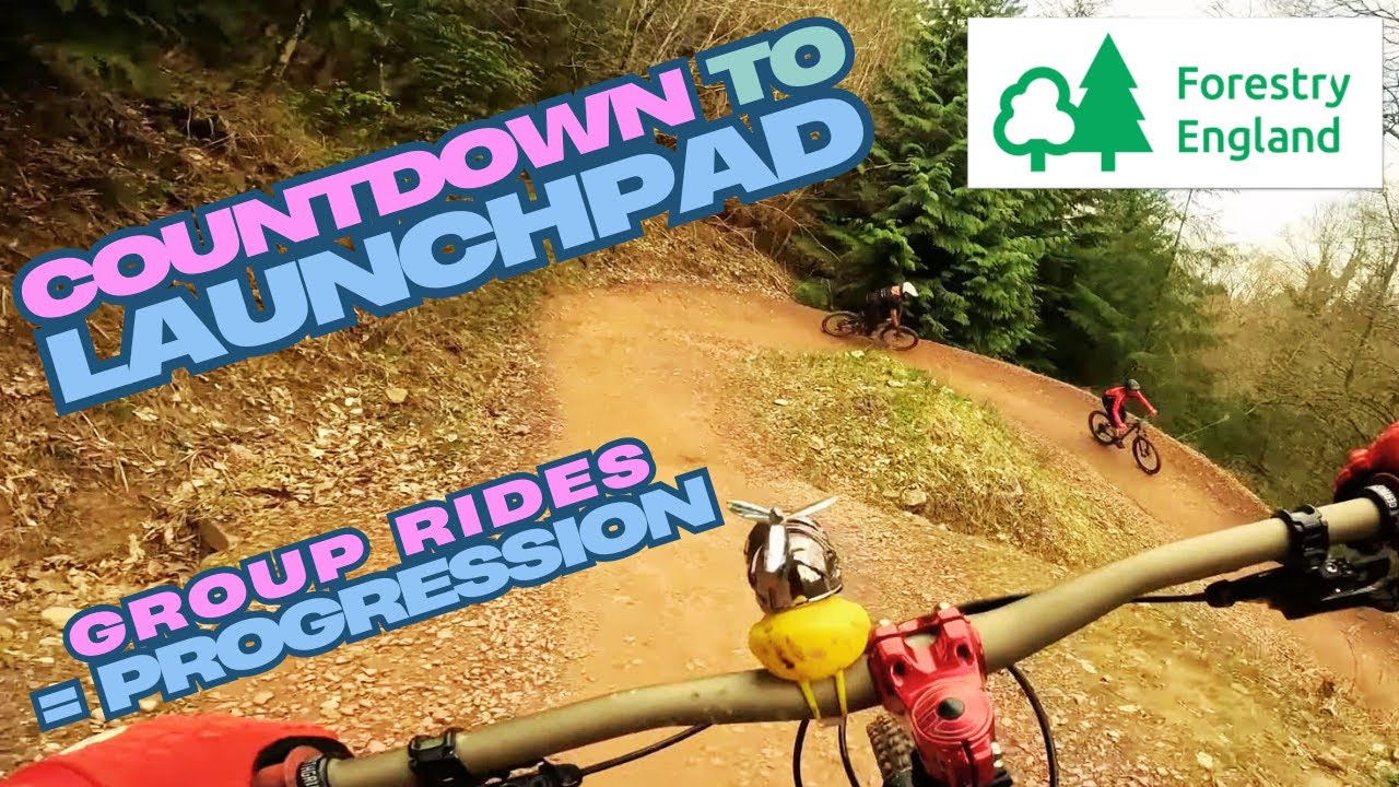 A group ride exploring the Forest of Dean and full runs on FOD Countdown to Launchpad  #mtb
