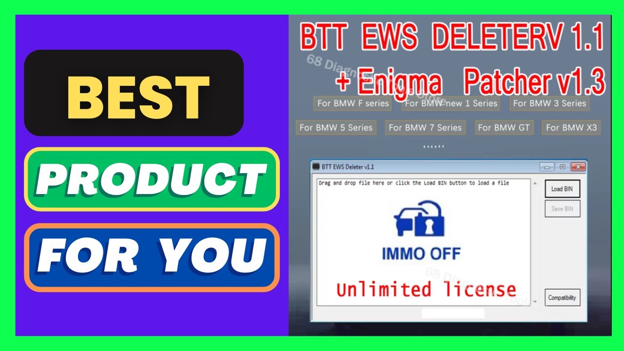 BMW IMMO OFF BTT EWS Deleter V1.1