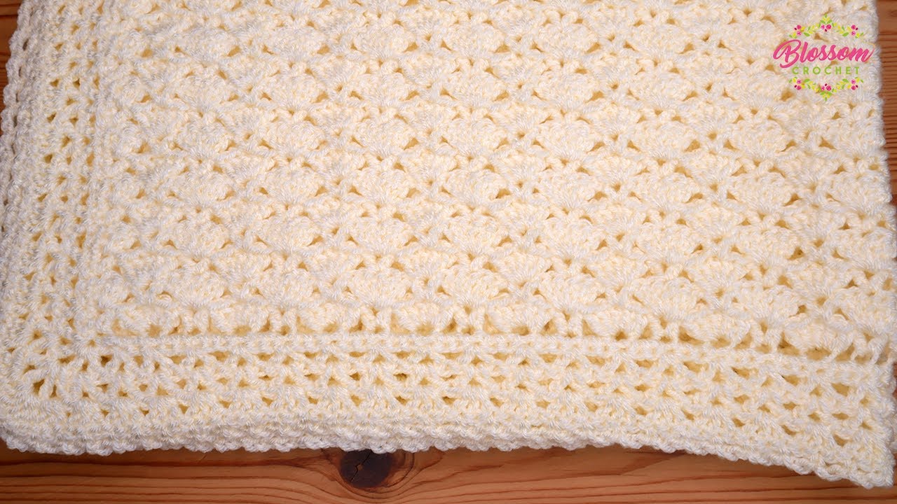 Crochet - Simple Fan Stitch (Complete vintage inspired project!)